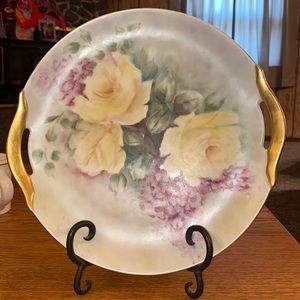 Vintage/ Antique hand painted plate.  Very pretty.